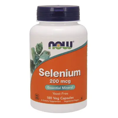 NOW® Foods NOW Selenium, Szelén, 200 µg, 180 növényi kapszula