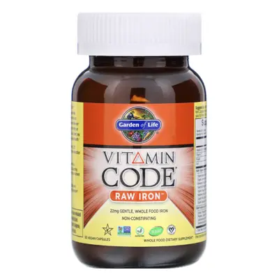 Garden of life Az élet kertje vitamin kód RAW Vas 22 mg (vas) - 30 kapszula