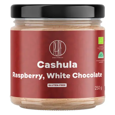 BrainMax Pure Cashula Raspberry, White Chocolate, kesudió, 250 g