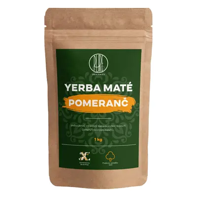 BrainMax Pure Yerba Maté - Narancs, 1000 g