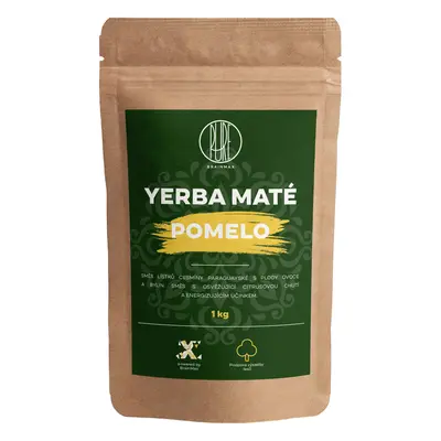 BrainMax Pure Yerba Maté, Pomelo, 1000 g