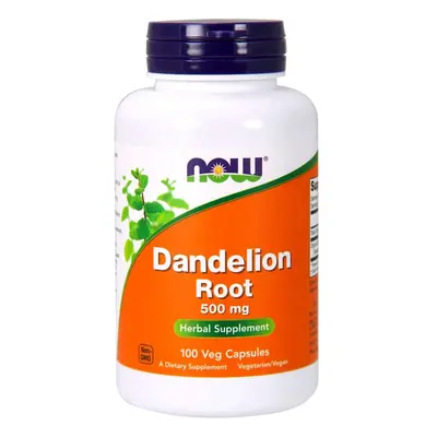 NOW® Foods NOW Dandelion Root, NOW Pitypang gyökér, 500 mg, 100 növényi kapszulában