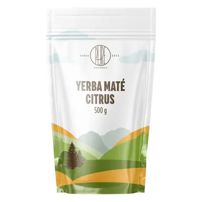 BrainMax Pure BrainMax Yerba Mate citrom, Yerba Mate Citrus, 500 g