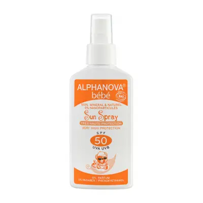 Alphanova - Fényvédő csecsemőknek SPF 50 BIO, 125 ml