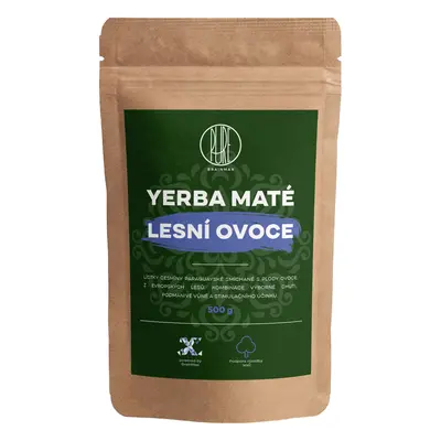 BrainMax Pure Yerba Maté, Erdei gyümölcs, 500 g