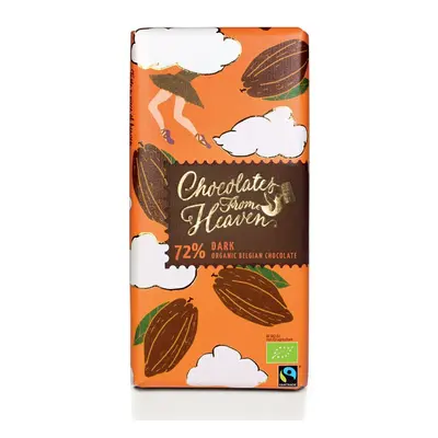 Chocolates from Heaven Csokoládék a mennyből - BIO étcsokoládé 72%, 100g