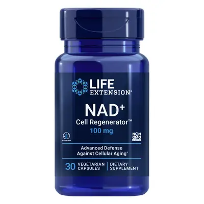 Life Extension NAD + (NIAGEN®) sejtregenerátor, nikotinamid-ribozid 300 mg, 30 növényi kapszula