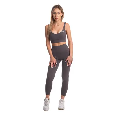 BrainMax női magas derekú sport leggings, szürke Méret: XL