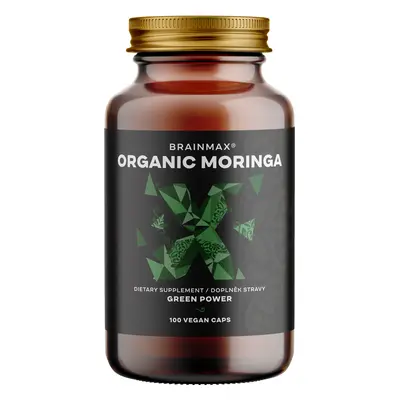 BrainMax Organic Moringa, 500mg, 100 Növényi kapszula