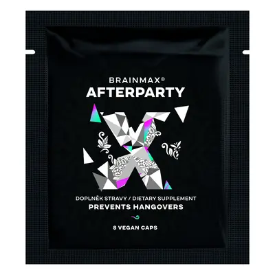 BrainMax BrainMax® AFTERPARTY, másnaposság-csillapító kiegészítő Kapszulák száma: 8 kapslí