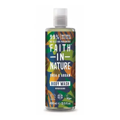 Faith in Nature - Tusfürdő, argán és shea vaj, 400 ml