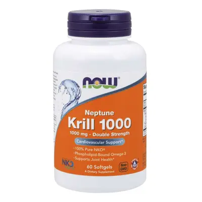 NOW® Foods NOW Krill Oil Neptune (krill olajból),1000 mg, 60 softgel kapszulában