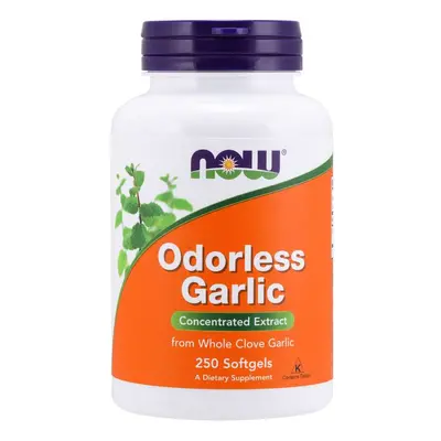 NOW® Foods NOW Odorless Garlic, szagtalan fokhagyma kivonat), 250 softgel kapszulaban