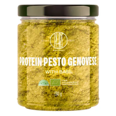 BrainMax Pure Protein Pesto Genovese, bazsalikomos pesto, 130 g, BIO