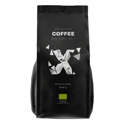 BrainMax Coffee Peru Grade 1 BIO, szemes kávé, 1kg