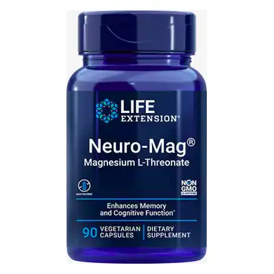 Life Extension Neuro-Mag® Magnézium-L-treonát (Magneisum L-treonát), 90 gyógynövényes kapszula