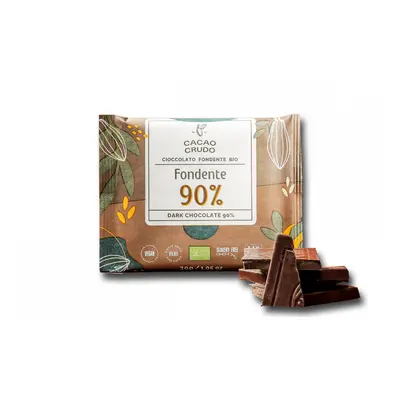 Cacao Crudo nyers étcsokoládé 90%, BIO, 30 g