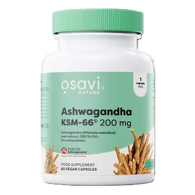 Osavi Ashwagandha KSM-66®, 200 mg, 60 vegán kapszula