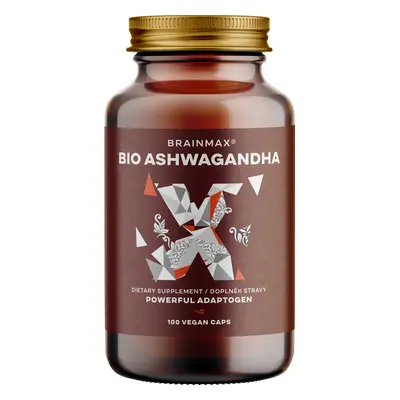 BrainMax BIO Ashwagandha (ashwagandha), 660 mg, 100 növényi kapszula