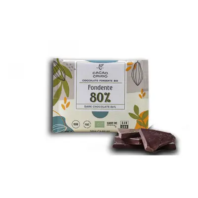 Cacao Crudo nyers étcsokoládé 80%, BIO, 30 g