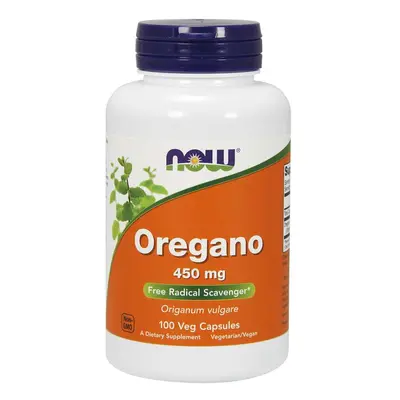 NOW® Foods NOW Oregano, Oregánó 450 mg, 100 növényi kapszula