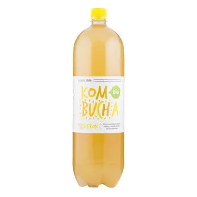 CountryLife - Kombucha bancha citromos BIO ízzel, 2l