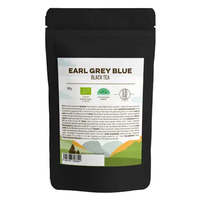 BrainMax Pure Earl Grey Blue, Fekete Tea, fekete tea, BIO, 100 g