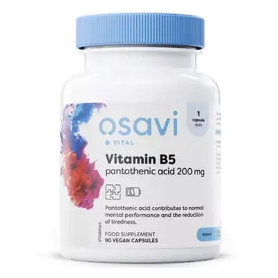 Osavi B5 vitamin, pantoténsav, 200 mg, 90 növényi kapszula