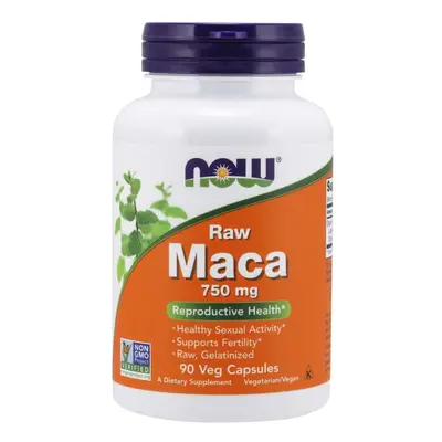 NOW® Foods NOW Maca (perui zsázsa koncentrátum 6: 1 RAW), 750 mg, 90 növényi kapszulában