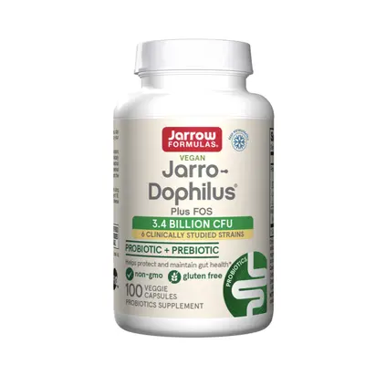 Jarrow Formulas Jarrow Jarro-Dophilus® + FOS, 3,6 milliárd probiotikum, 6 probiotikus törzs, 100