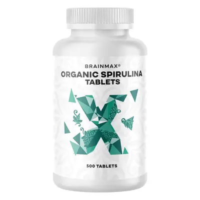 BrainMax Spirulina BIO, tabletta Kapszulák száma: 500 tabletta