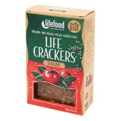 LifeFood Life Food - Life Crackers olasz, 90 g BIO