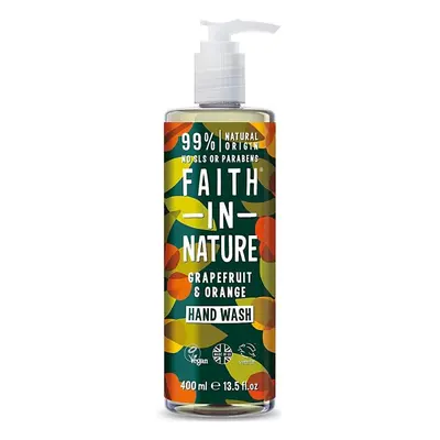 Faith in Nature - Folyékony kézszappan Grep & Orange, 400 ml