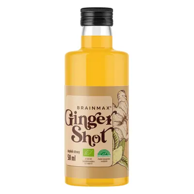 BrainMax Pure Ginger Shot, gyömbérlé kurkumával, BIO Térfogat: 50 ml