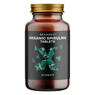 BrainMax Spirulina BIO, tabletta Kapszulák száma: 200 tabletta