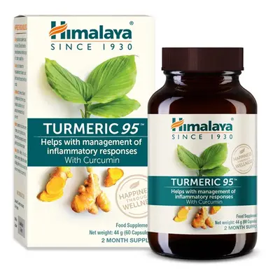 Himalaya Herbals Himalaya kurkuma 95, kurkumin kivonat, 60 vegán kapszula