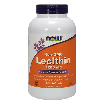 NOW® Foods NOW Lecitin (lecitin), 1200 mg, 200 lágy kapszula