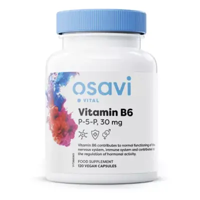 Osavi B6-vitamin (P-5-P), 30 mg, 60 növényi kapszula