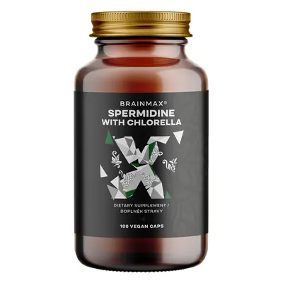 BrainMax Spermidine Chlorella, 100 Növényi kapszula