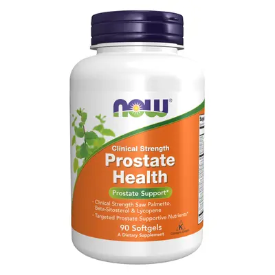 NOW® Foods NOW Prostate Health Clinical Strength, 90 db lágyzselé kapszula