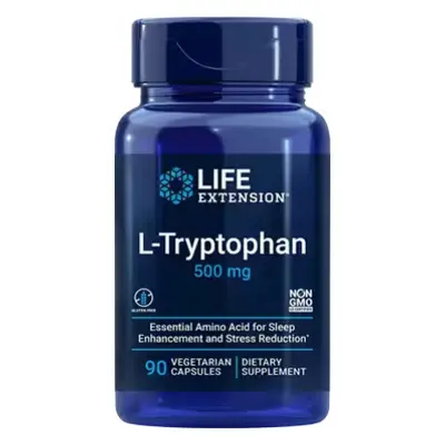 Life Extension L-triptofán 500mg, 90 Növényi kapszula