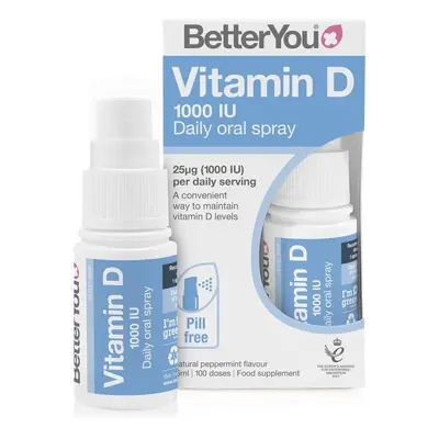 BetterYou Vitamin D1000, szájspray, 15 ml