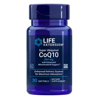 Life Extension Élethosszabbító Super Ubiquinol CoQ10 fokozott mitokondriális támogatással, Q10 k