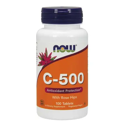 NOW® Foods NOW C-500 vitamin nyíllal, 100 tabletta