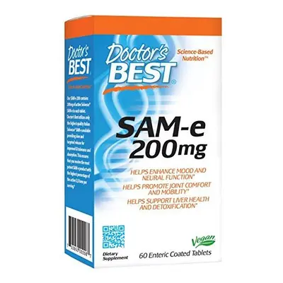 Doctor's Best SAM-e, 200 mg, 60 enterális tabletta