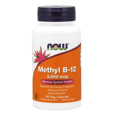 NOW® Foods NOW Methyl B12 5000 mcg, 90 növényi kapszula