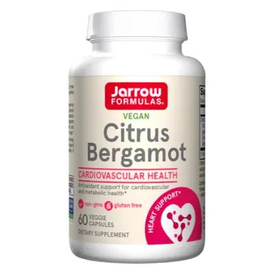 Jarrow Formulas Citrus Bergamot, Citrus Bergamot kivonat, 500 mg, 60 Vega kapszula