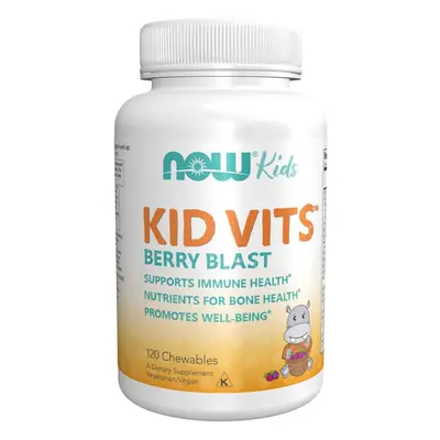 NOW® Foods NOW Kid Vits, Berry robbanás, Multivitamin gyerekeknek, 120 rágógomb