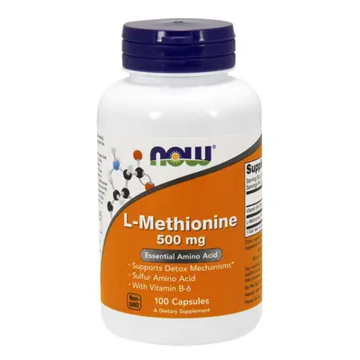 NOW® Foods NOW L-metionin, 500 mg, 100 kapszula