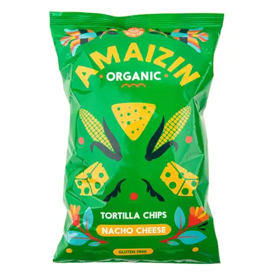 AMAIZIN Nacho kukorica chips sajt ízzel, 150 g, BIO